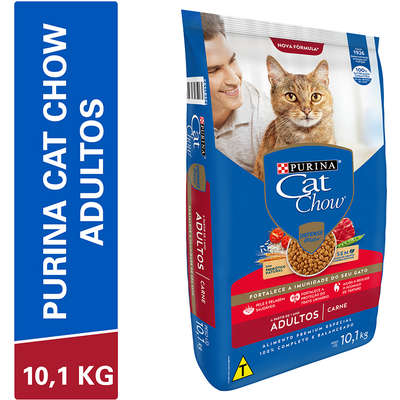 Ração Nestlé Purina Cat Chow Adultos Defense Plus Carne