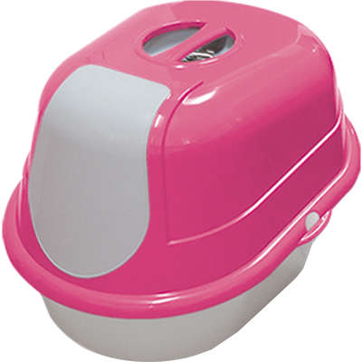 Banheiro Furacão Pet Cat Toalete Rosa para Gatos