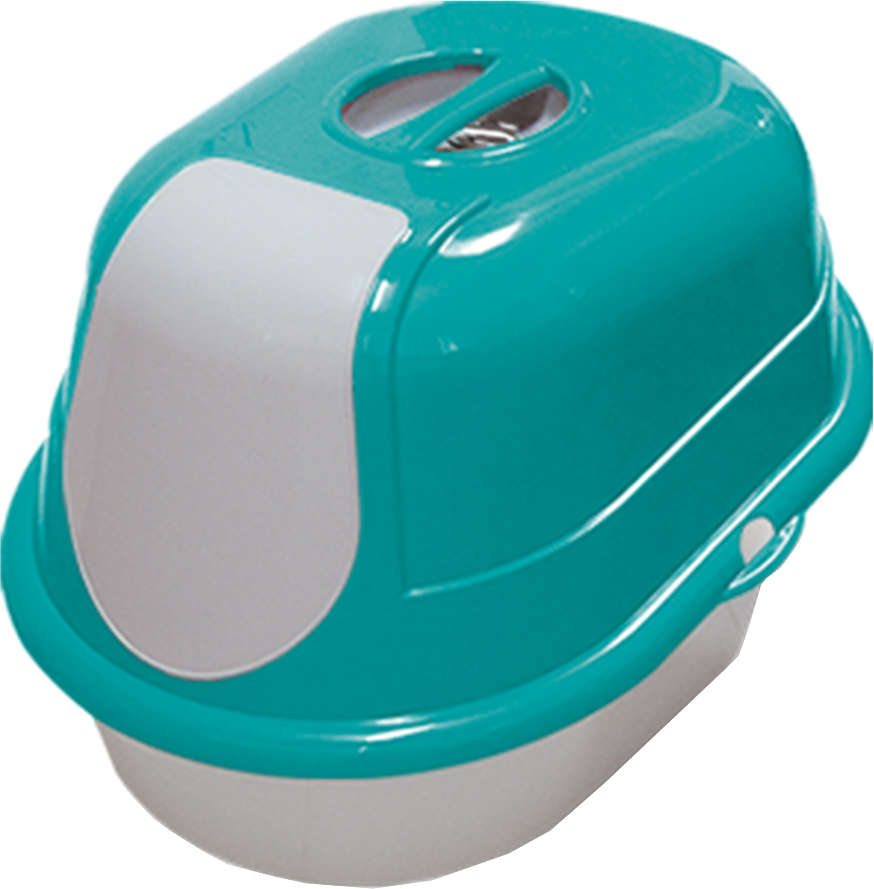 Banheiro Furacão Pet Cat Toalete Verde para Gatos - Tam. Único