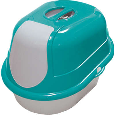 Banheiro Furacão Pet Cat Toalete Verde para Gatos