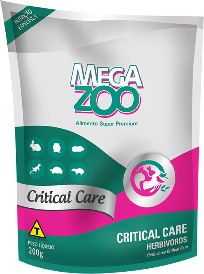 Ração Megazoo Critical Care Herbívoros - 200 g
