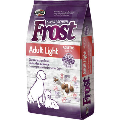 Ração Seca Supra Frost Adult Light Cães Adultos Acima do Peso, Idosos e Castrados