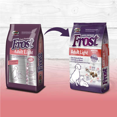 Ração Seca Supra Frost Adult Light Cães Adultos Acima do Peso, Idosos e Castrados