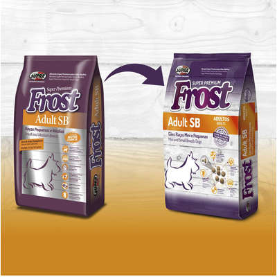 Ração Seca Supra Frost Adult SB Cães Adultos Raças Minis e Pequenas