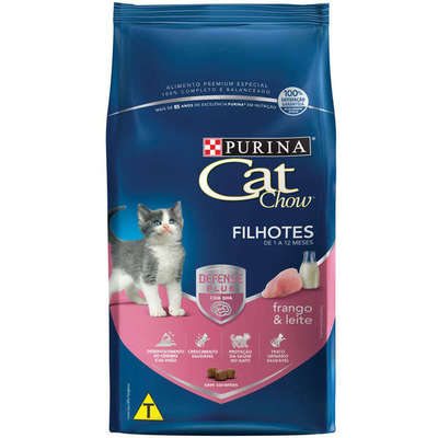 Ração Nestlé Purina Cat Chow Filhotes Frango e Leite