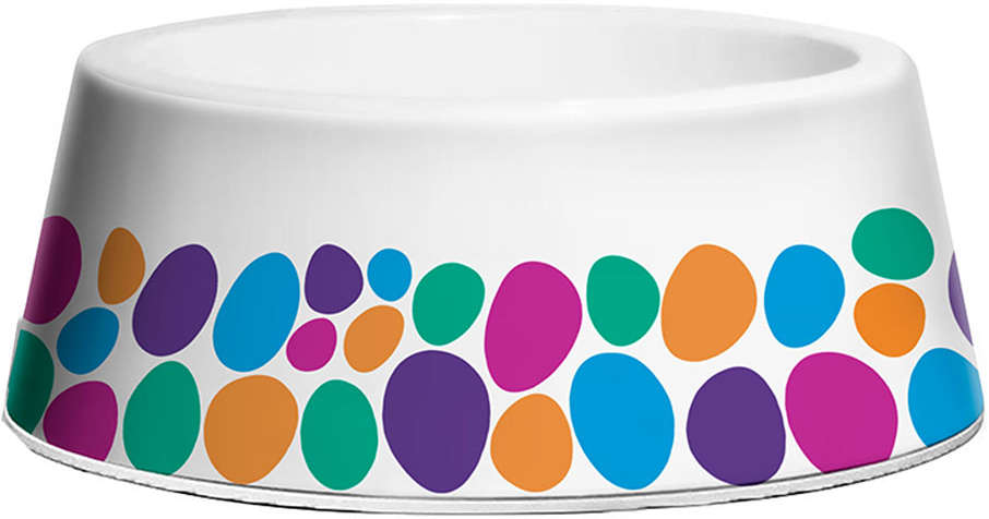 Comedouro Meau Bolinhas - 630 mL