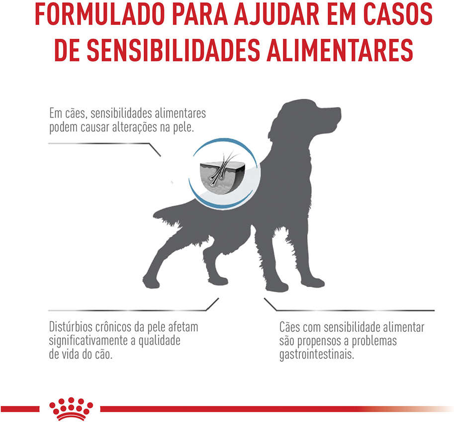 Ração Royal Canin Canine Veterinary Anallergenic para Cães Adultos - 4Kg