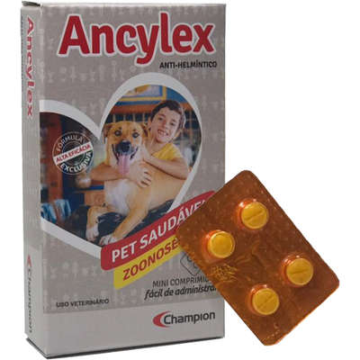 Anti-Helmíntico Ancylex Champion Family Health para Cães