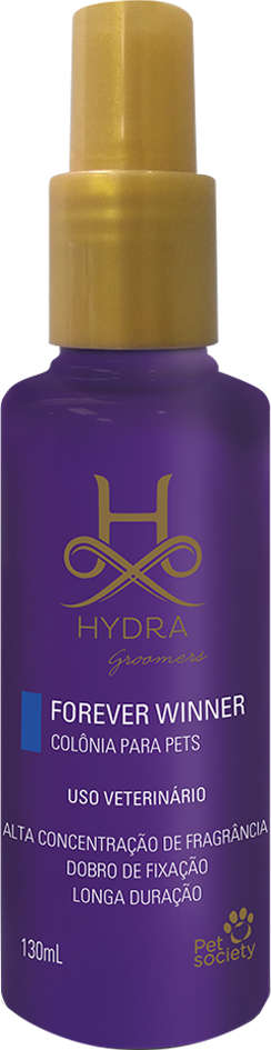 Colônia Hydra Groomers Forever Winner para Cães e Gatos - 130 mL