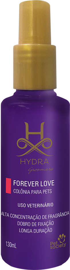Colônia Pet Society Hydra Groomers Forever Love - 130 mL