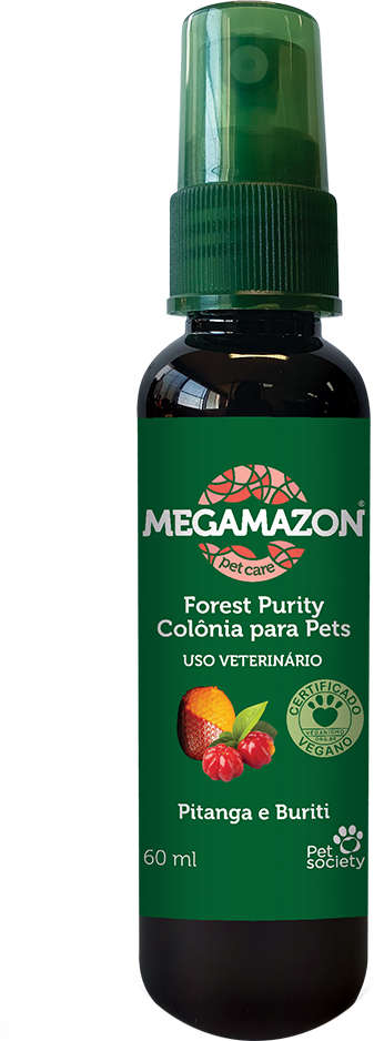 Colônia Megamazon Forest Purity Pitanga e Buriti para Cães e Gatos - 60 mL