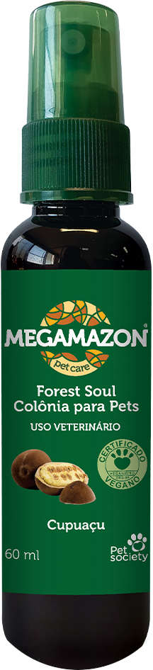 Colônia Megamazon Forest Soul Cupuaçu para Cães e Gatos - 60 mL