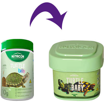 Ração Nutricon Turtle Baby para Tartarugas