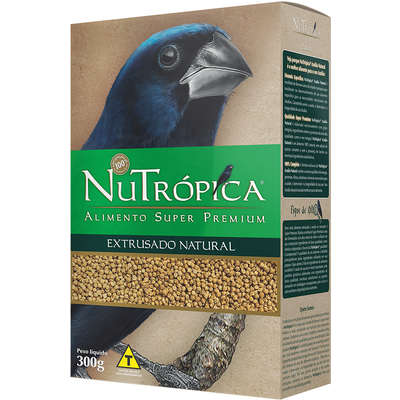 Ração Seca Extrusada Natural Nutrópica para Azulão
