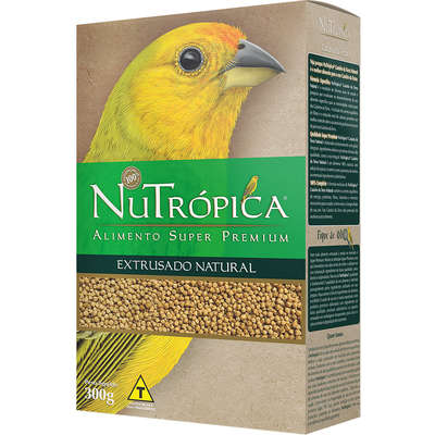 Ração Seca Extrusada Natural Nutrópica para Canários da Terra