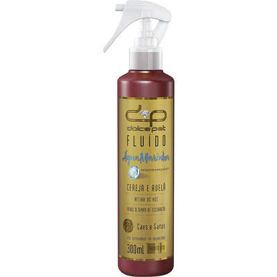 Fluído Desembaraçador Dolce Pet Água Marinha Cereja e Avelã para Cães e Gatos