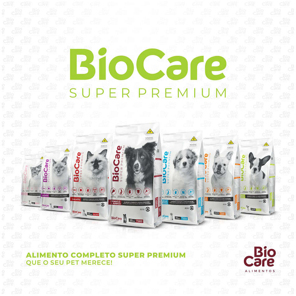 Ração Seca Biocare Super Premium para Cães Filhotes de Mini e Pequeno Porte - 10,1Kg