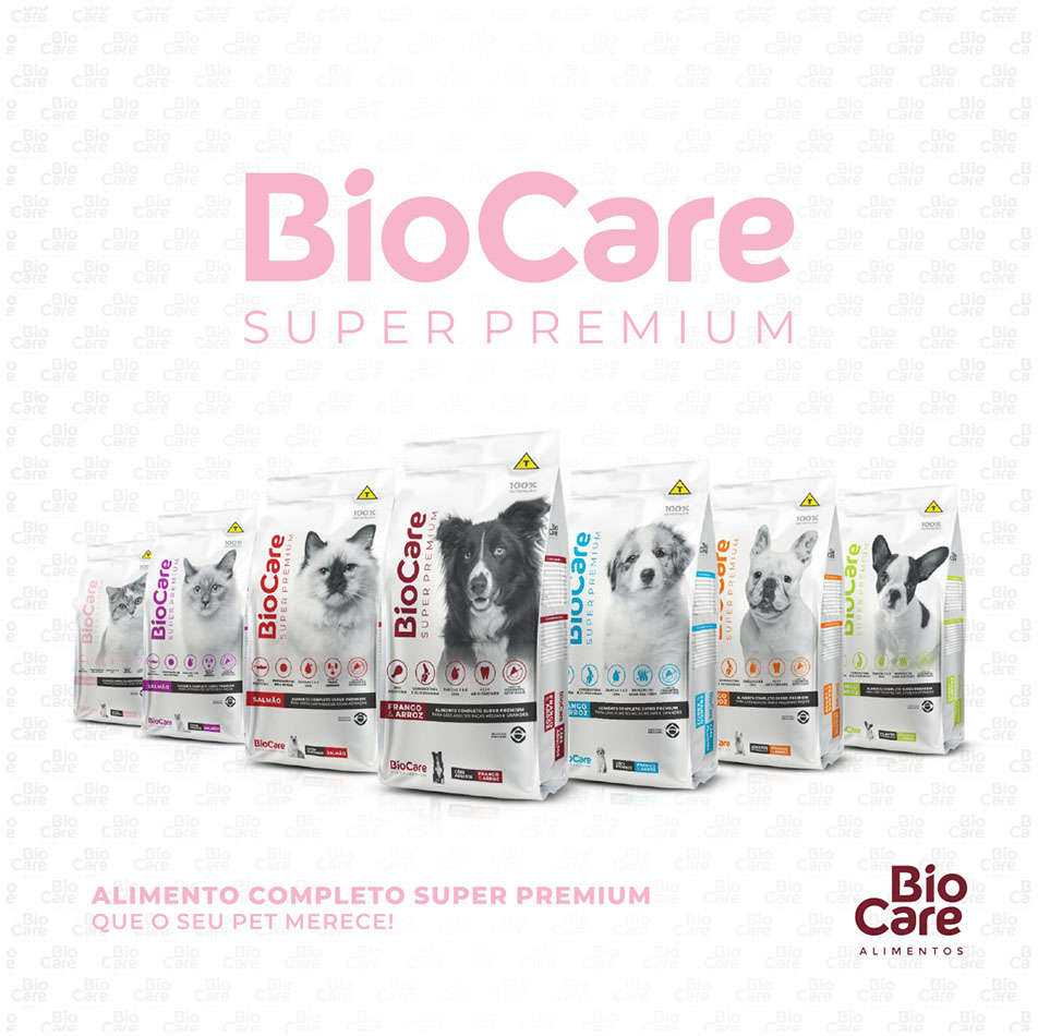 Ração Seca Biocare Super Premium Salmão para Gatos Filhotes - 10,1Kg
