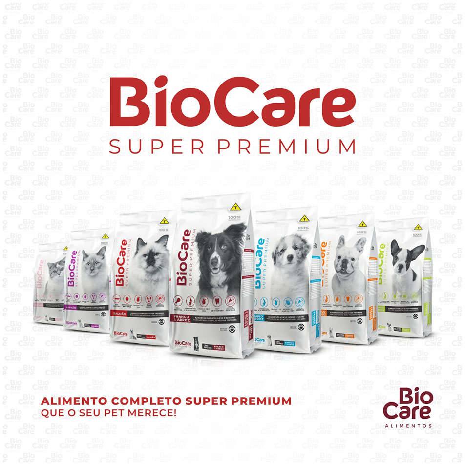 Ração Seca Biocare Super Premium Salmão para Gatos Castrados - 10,1Kg