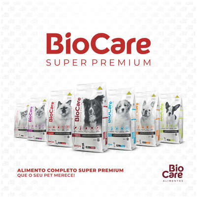 Ração Seca Biocare Super Premium Salmão para Gatos Castrados”