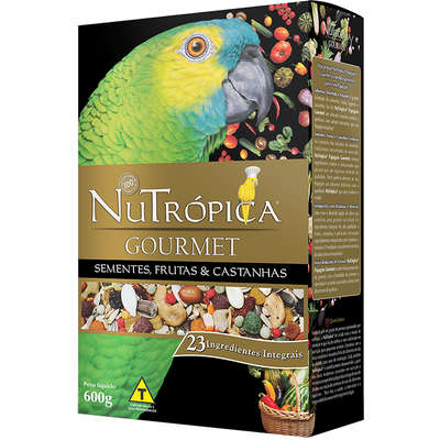 Ração Nutrópica Gourmet para Papagaios