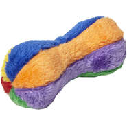 Brinquedo Chalesco Halteres de Pelúcia para Cães - Grande