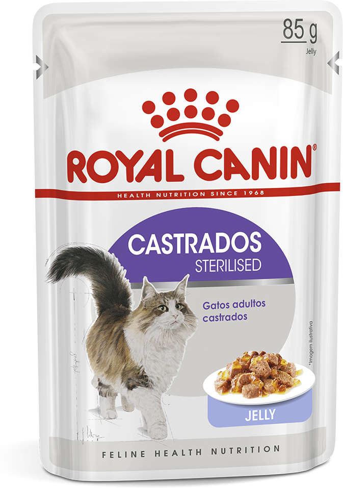 Ração Úmida Royal Canin Sterilised Jelly para Gatos Adultos Castrados - 85 g
