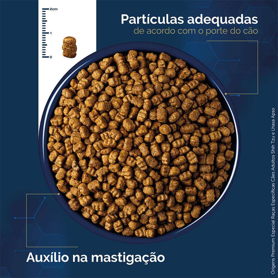 Ração Seca Origens Raças Específicas para Cães Adultos das Raças Shih Tzu e Lhasa Apso - 10,1Kg