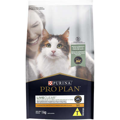 Ração Seca Nestlé Purina Pro Plan Live Clear Frango para Gatos