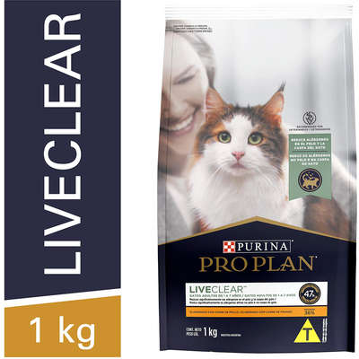 Ração Seca Nestlé Purina Pro Plan Live Clear Frango para Gatos