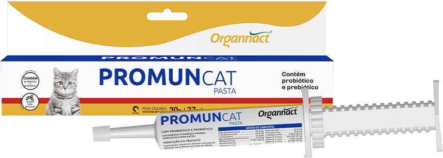 Suplemento Organnact Promun Cat Pasta - 27 mL