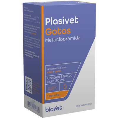 Antiemético Biovet Plasivet em Gotas
