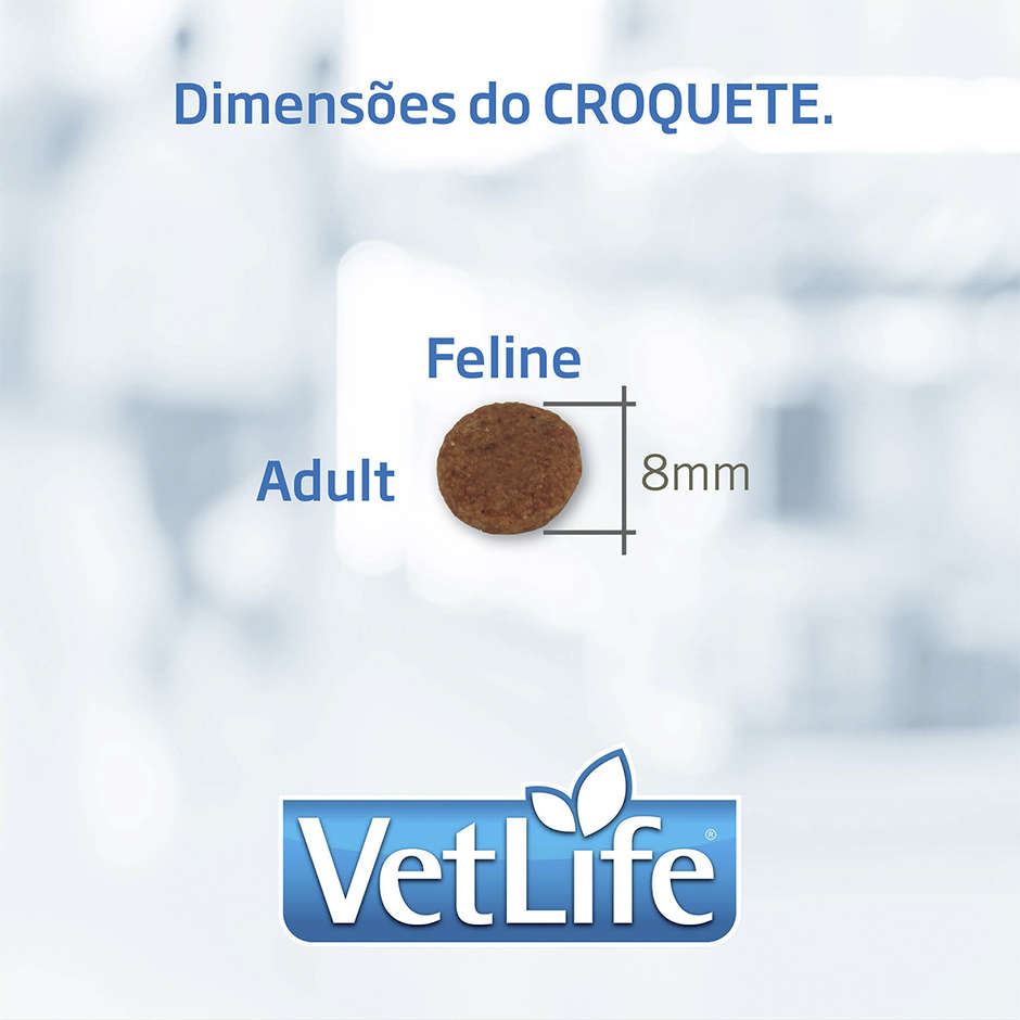 Ração Farmina Vet Life Natural Urinary Struvite para Gatos Adultos com Distúrbios Urinários - 2Kg