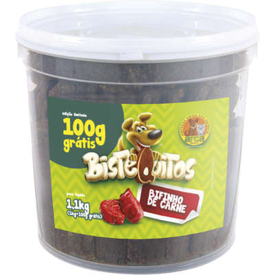 Bifinho Petitos Bistequitos Sabor Carne para Cães