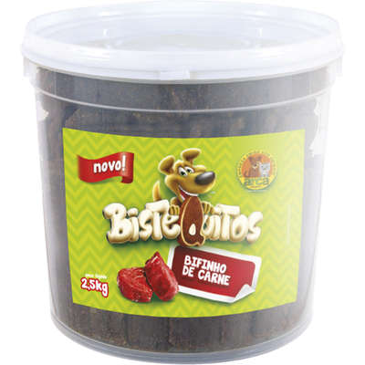 Bifinho Petitos Bistequitos Sabor Carne para Cães