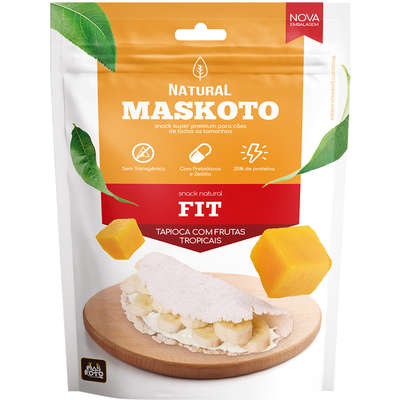 Snack Maskoto Fit Tapioca com Frutas Tropicais