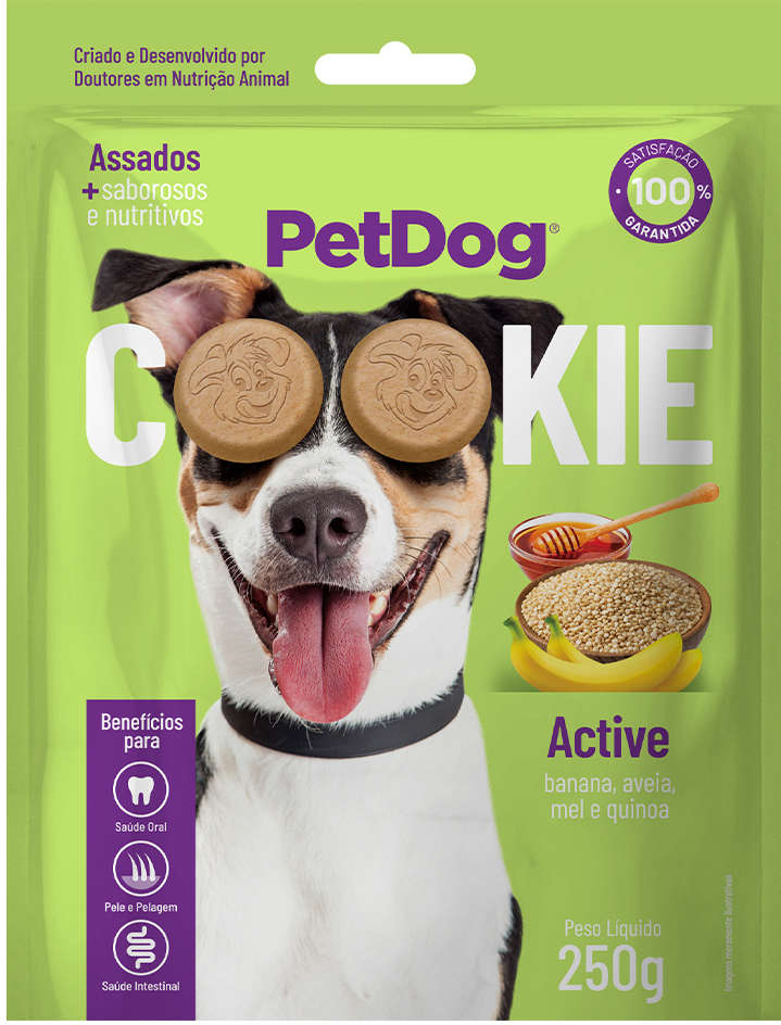 Biscoito PetDog para Cães Sabor Banana - 250g