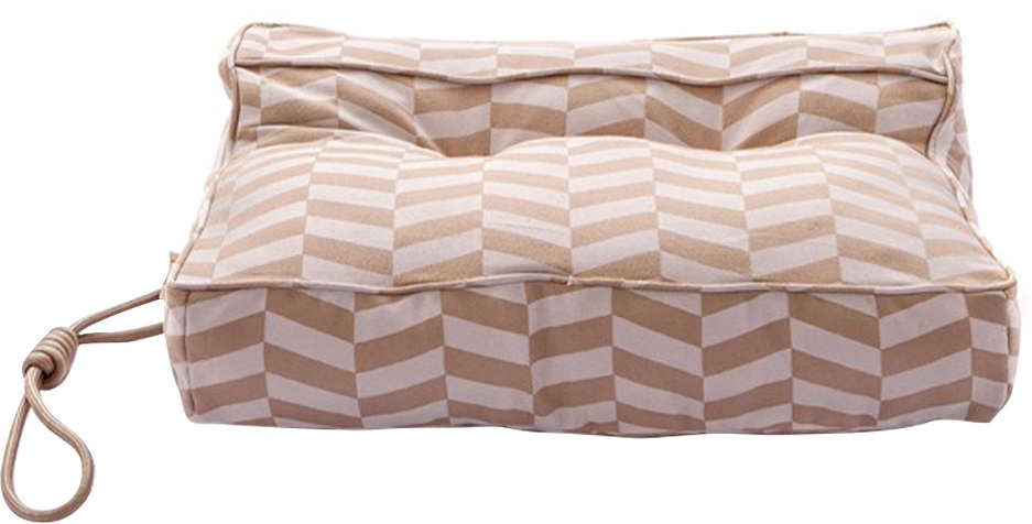 Cama Snooze Pufe Lazy Zig-Zag Champagne - Tam. P