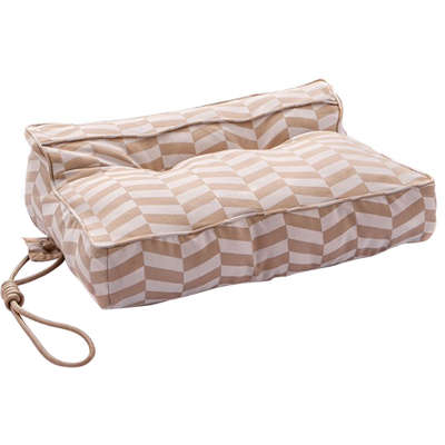 Cama Snooze Pufe Lazy Zig-Zag Champagne