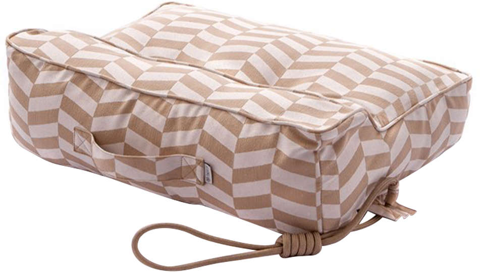 Cama Snooze Pufe Lazy Zig-Zag Champagne - Tam. P