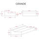Cama Snooze Pufe Lazy Zig-Zag Chumbo