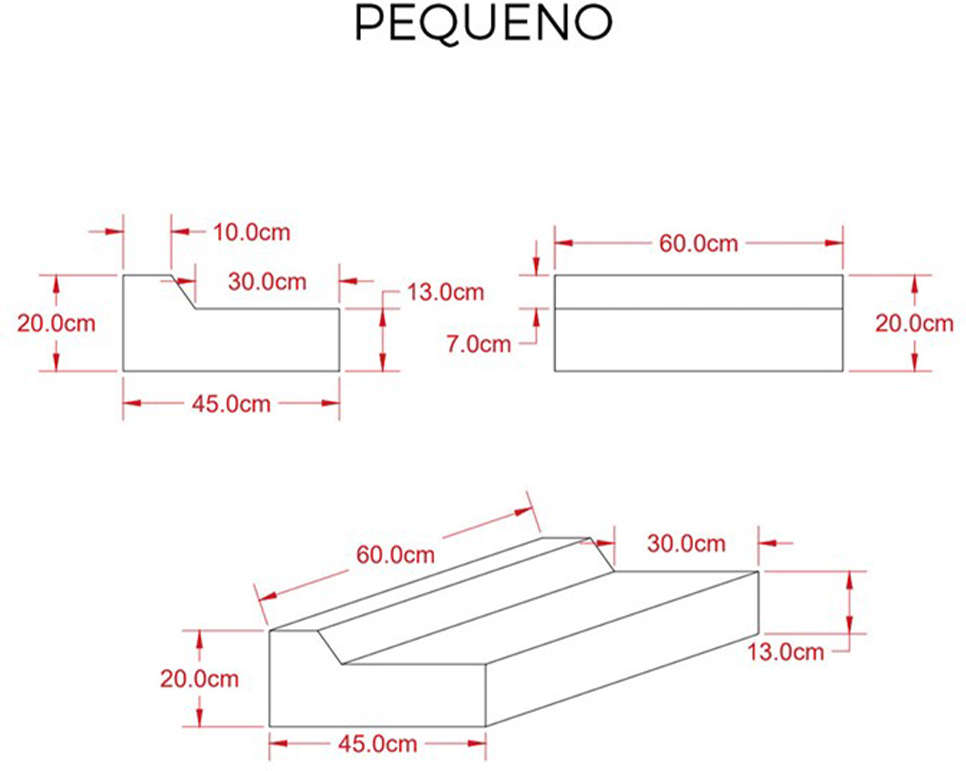 Cama Snooze Pufe Lazy Zig-Zag Chumbo - Tam. P