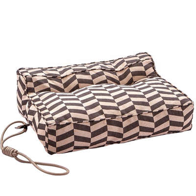 Cama Snooze Pufe Lazy Zig-Zag Chumbo