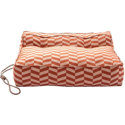 Cama Snooze Pufe Lazy Zig-Zag Coral