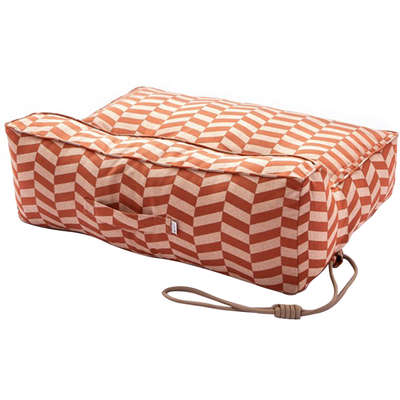 Cama Snooze Pufe Lazy Zig-Zag Coral