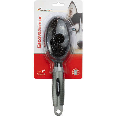 Escova GermanHart Grooming Borracha Sem Bolinha para Cães