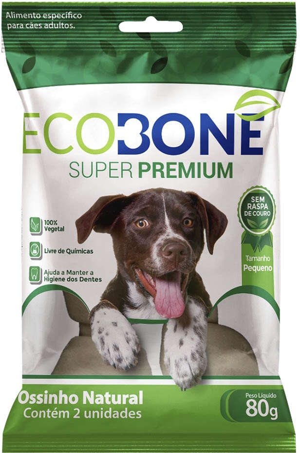 Ossinho Ecobone para Cães 3/4 Pequeno - 80g