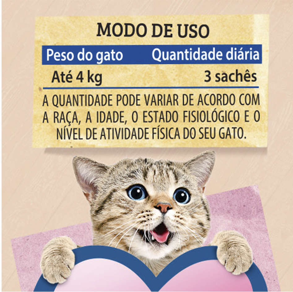 Ração Úmida Kelcat Sachê Carne, Ervilha e Cenoura - 85 g