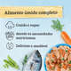 Ração Úmida Kelcat Sachê Peixe, Ervilha e Cenoura