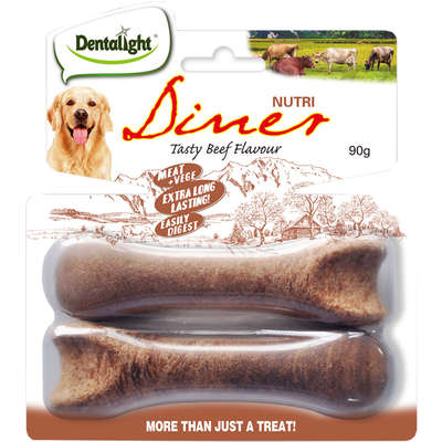 Petisco Dentalight Nutri Diner Sabor Carne para Cães”